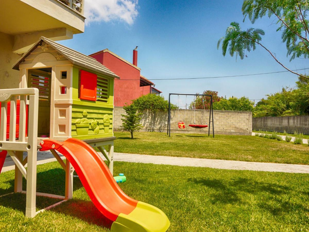 Cozy Family Friendly Apartment With Large Garden Close To Beaches - Dirella Kynopiastai ภายนอก รูปภาพ